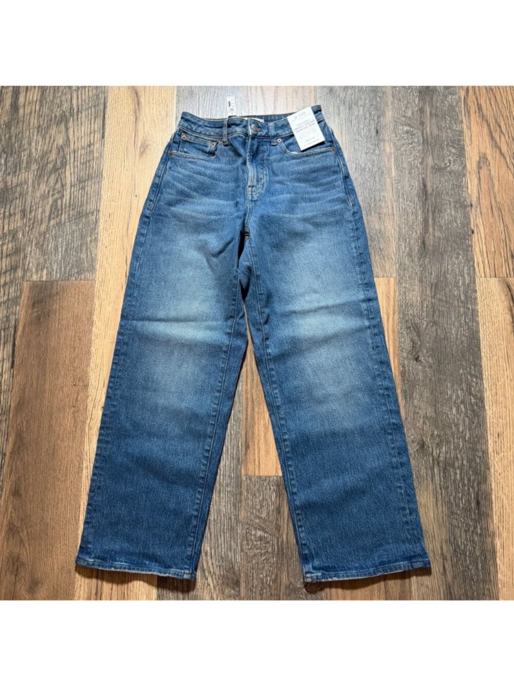 Madewell NW671 The Petite Curvy Perfect Vintage Wide-Leg Jean Size 25P NWT! - Picture 2 of 6